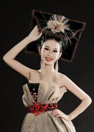 唐慧谈球吧体育官网入口服装设计《彝裳》细节